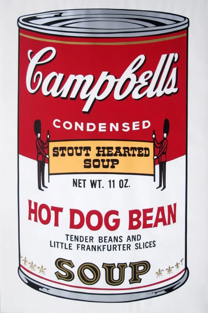 无技术 Warhol - Campbell’s Soup II: Hot Dog Bean (FS II.59)