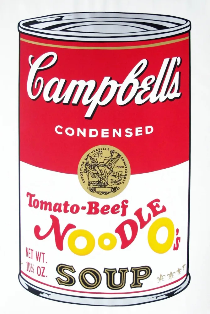 丝网印刷 Warhol - Campbell's Soup II: Tomato Beef Noodle O's (FS II.61)