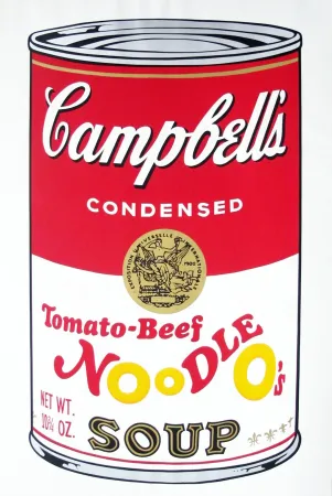 丝网印刷 Warhol - Campbell's Soup II: Tomato Beef Noodle O's (FS II.61)