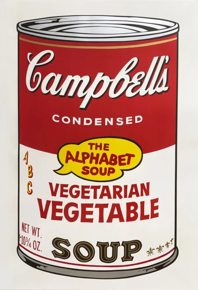 丝网印刷 Warhol - Campbell's Soup II: Vegetarian Vegetable