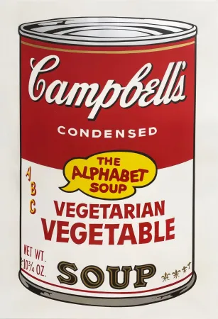 丝网印刷 Warhol - Campbell's Soup II: Vegetarian Vegetable