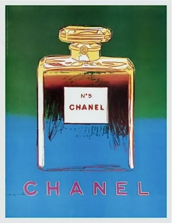 海报 Warhol - Chanel (bleue et jaune ) ,1997