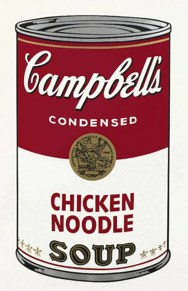 丝网印刷 Warhol - Chicken Noodle Soup, from the Campbell's Soup Series