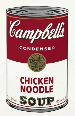 丝网印刷 Warhol - Chicken Noodle Soup, from the Campbell's Soup Series