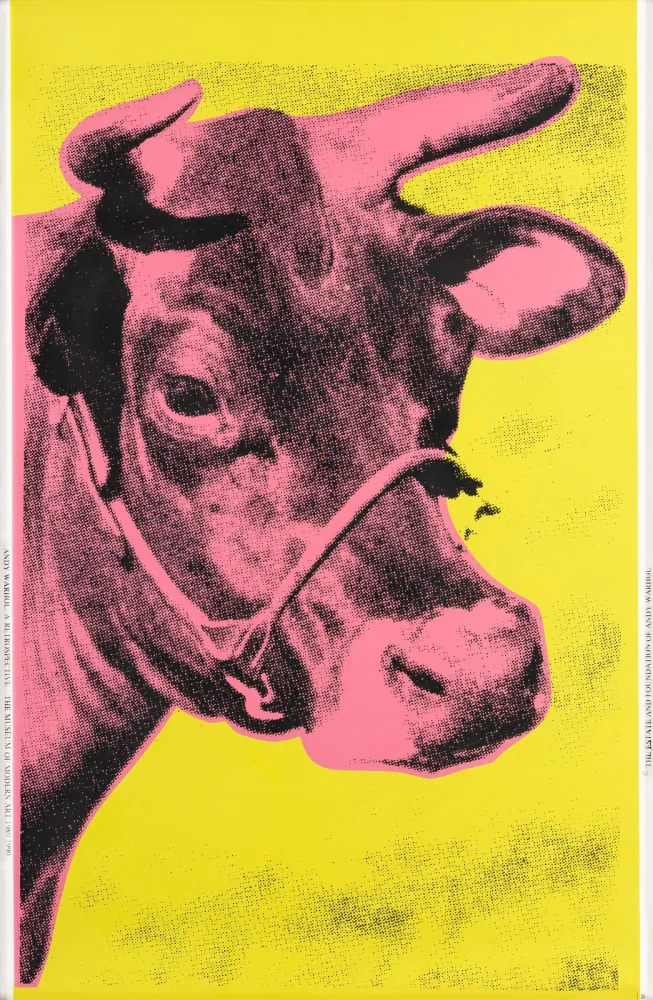 丝网印刷 Warhol - COW (pink)