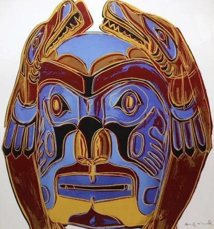 丝网印刷 Warhol - Cowboys and Indians: Northwest Coast Mask, II.380