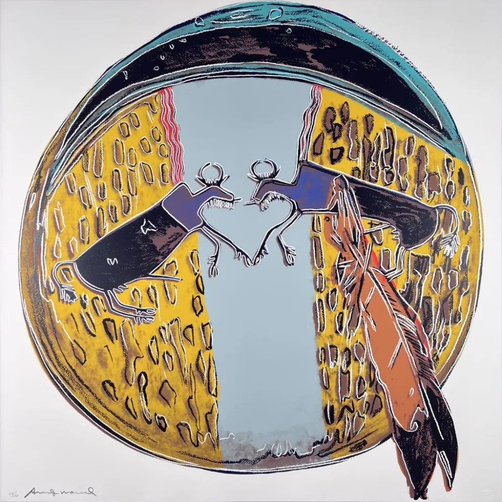 丝网印刷 Warhol - Cowboys and Indians: Plains Indian Shield, II.382