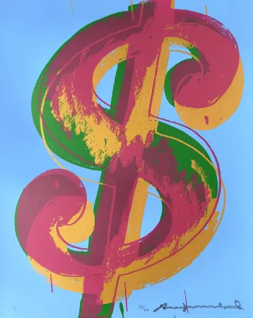 丝网印刷 Warhol - Dollar Sign (1) 277