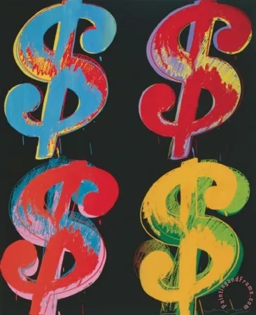 丝网印刷 Warhol - Dollar Sign (4) by Andy Warhol 