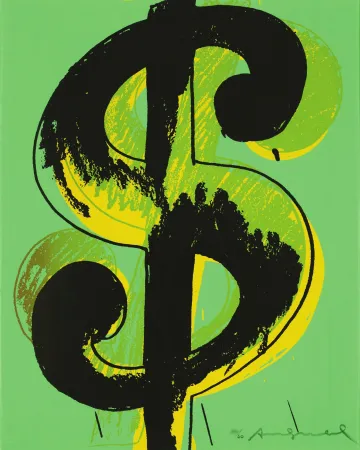 丝网印刷 Warhol - Dollar Sign (FS II.279)