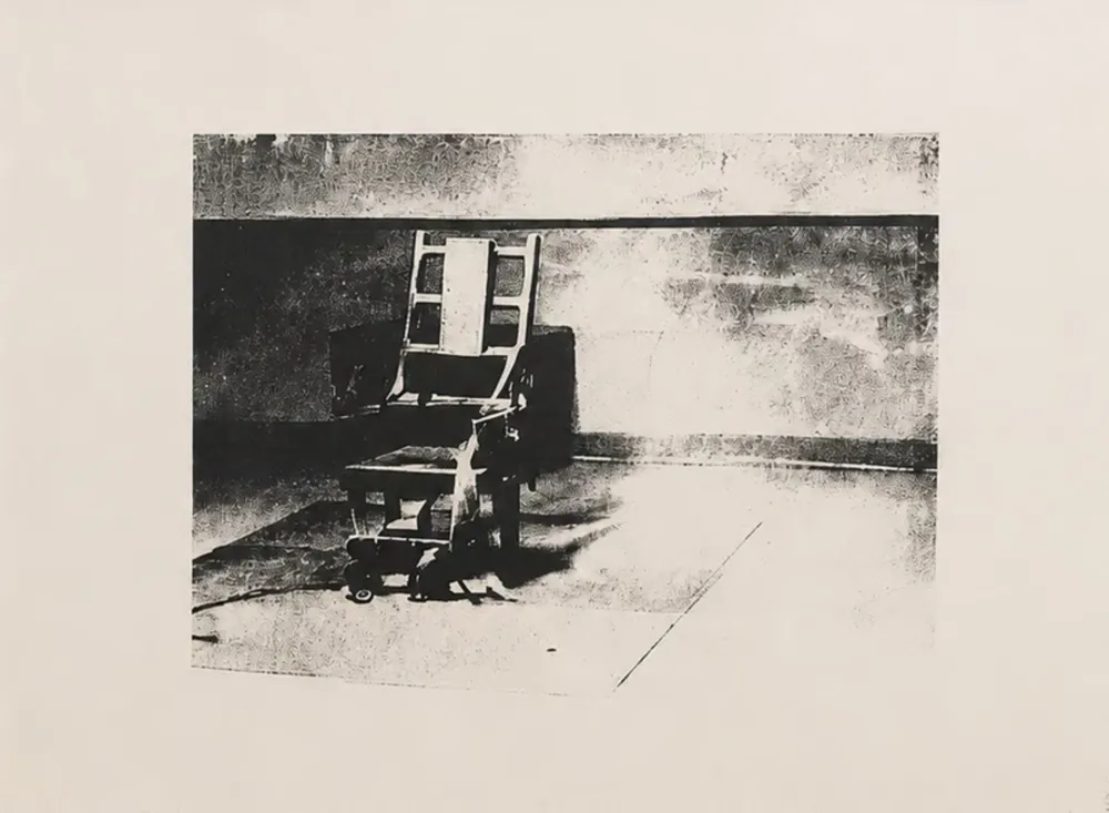 丝网印刷 Warhol - Electric chair