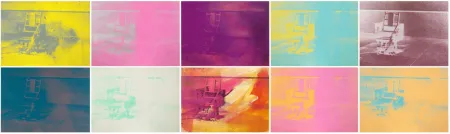 丝网印刷 Warhol - Electric Chair Complete Portfolio