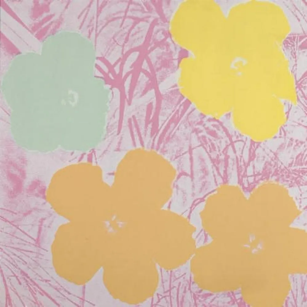 丝网印刷 Warhol - Flowers 70