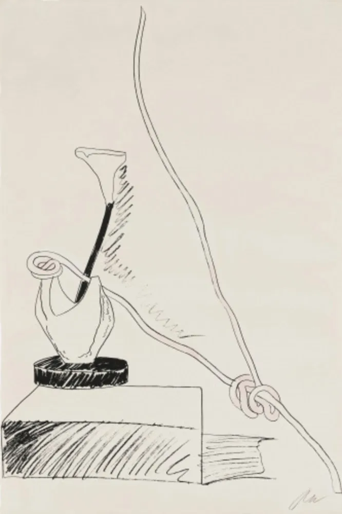 丝网印刷 Warhol - Flowers (Black and White), FS II.101