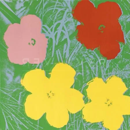 丝网印刷 Warhol -  Flowers (FS II.65) by Andy Warhol 