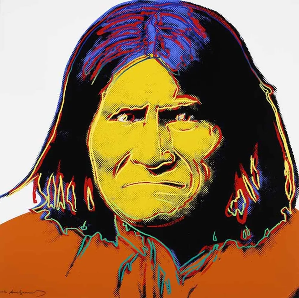 丝网印刷 Warhol - Geronimo, from Cowboys and Indians