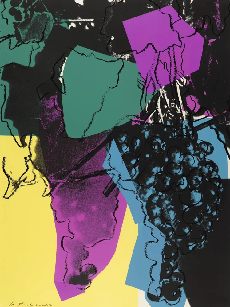 丝网印刷 Warhol - Grapes #195