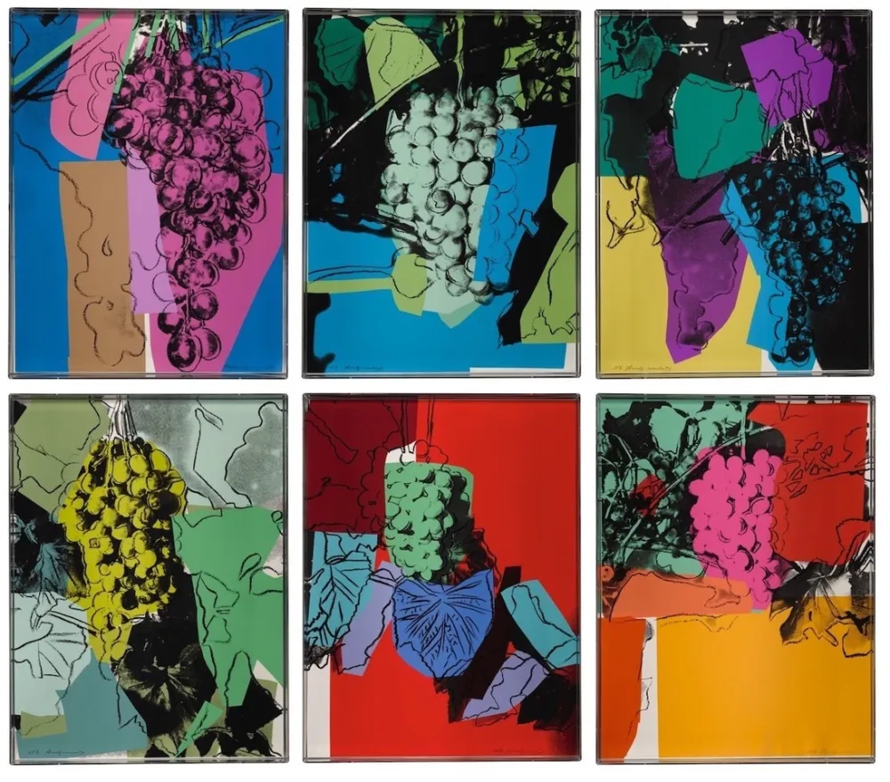 丝网印刷 Warhol - Grapes Complete Portfolio