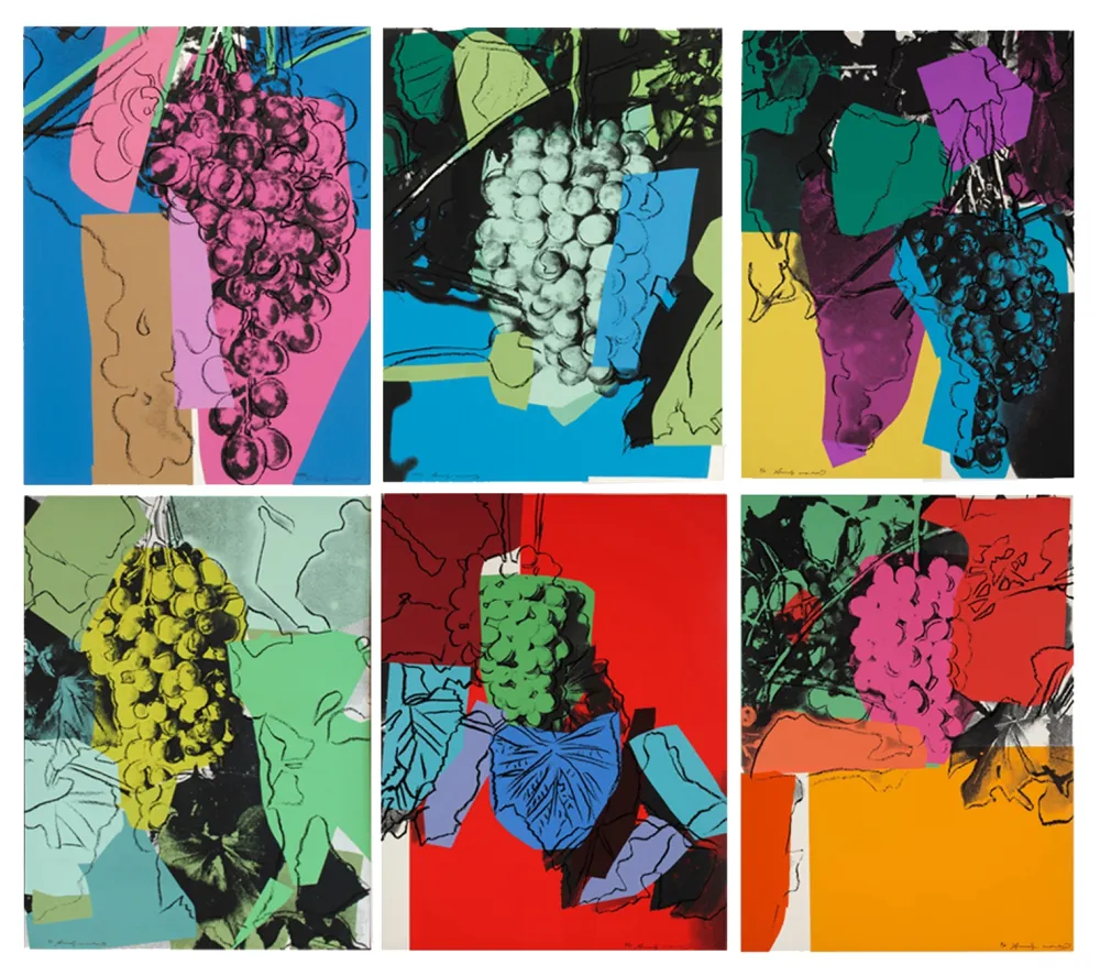 丝网印刷 Warhol - Grapes Complete Portfolio