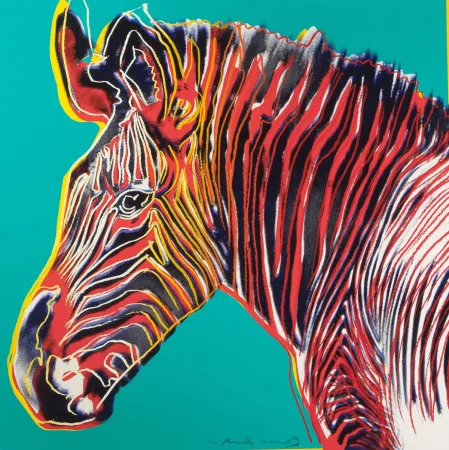 丝网印刷 Warhol - Grevys Zebra (FS II.300)