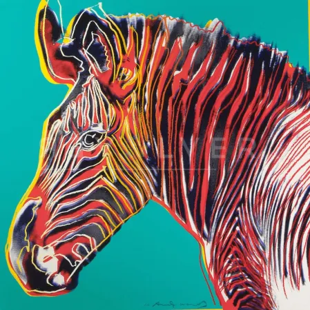 丝网印刷 Warhol - Grevys Zebra (FS II.300) by Andy Warhol