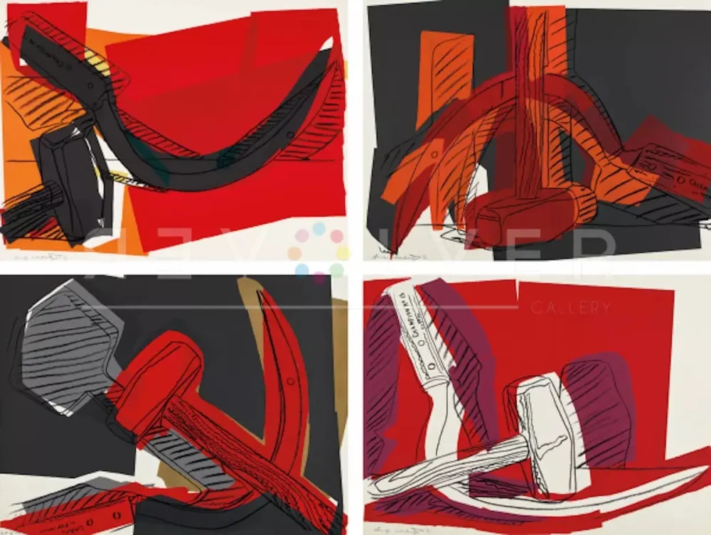 丝网印刷 Warhol - Hammer and Sickle Complete Portfolio 
