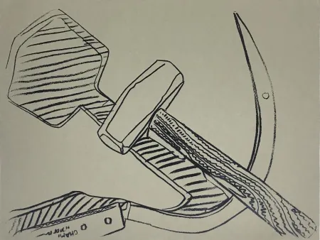 丝网印刷 Warhol - Hammer & Sickle