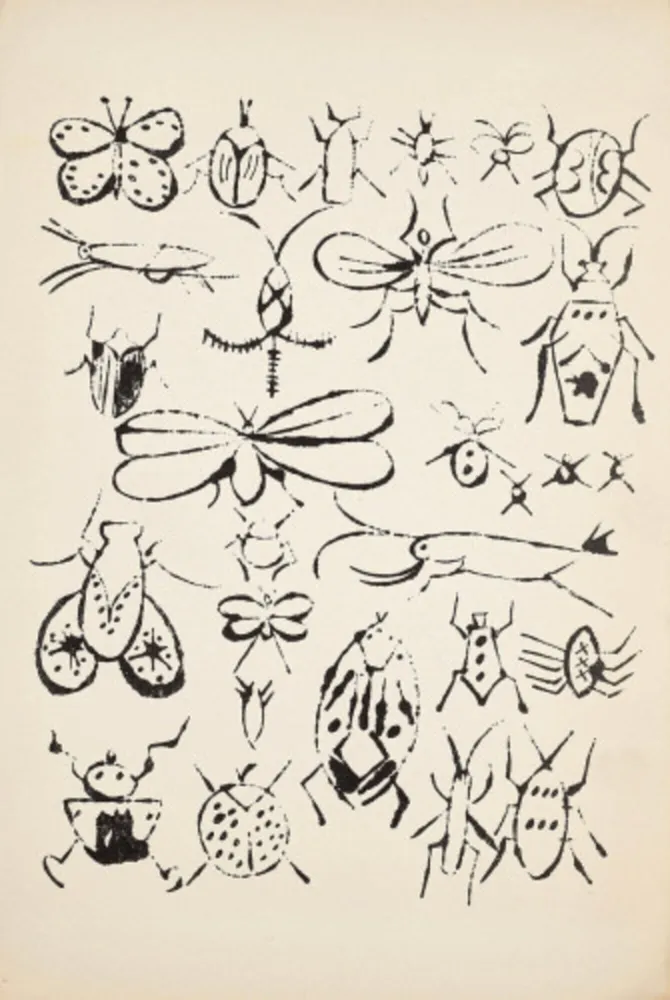 石版画 Warhol - Happy Bug Day