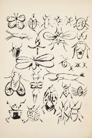 石版画 Warhol - Happy Bug Day