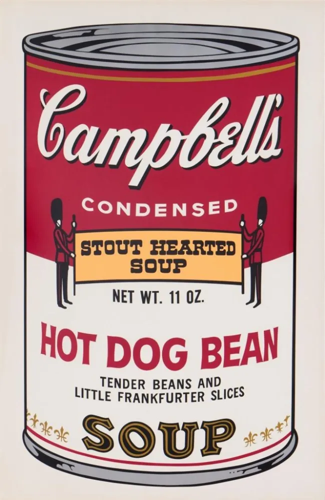 丝网印刷 Warhol - Hot Dog Bean, II.59 from the Campbell's Soup II Portfolio