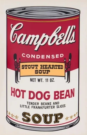 丝网印刷 Warhol - Hot Dog Bean, II.59 from the Campbell's Soup II Portfolio