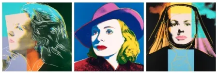 丝网印刷 Warhol - Ingrid Bergman Portfolio