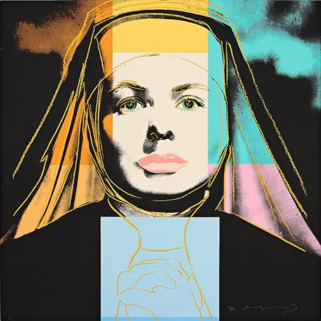丝网印刷 Warhol - Ingrid Bergman The Nun (From “The Bells of St. Mary’s”)