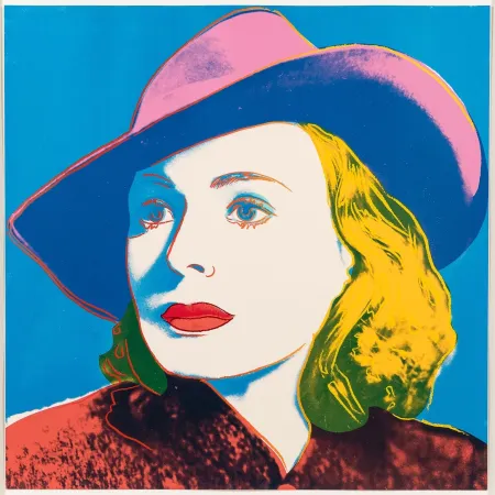 丝网印刷 Warhol - Ingrid Bergman with hat