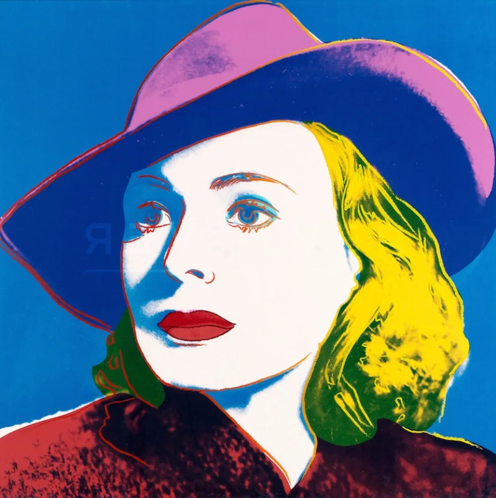 丝网印刷 Warhol - Ingrid Bergman, With Hat (FS II.315) 