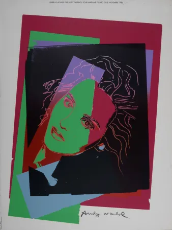 丝网印刷 Warhol - Isabelle Adjani, 1986