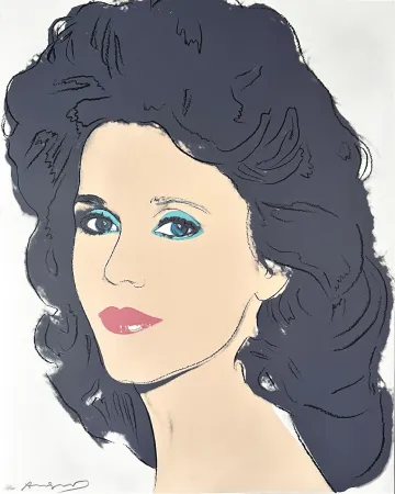 丝网印刷 Warhol - Jane Fonda (FS II.268) Trial Proof