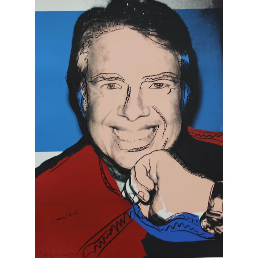 丝网印刷 Warhol - Jimmy Carter II (FS II.151)
