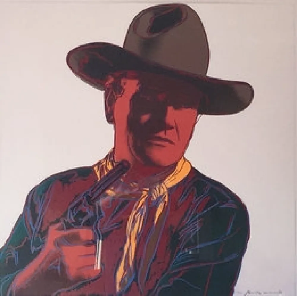 丝网印刷 Warhol -  John Wayne 377 by Andy Warhol 