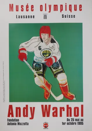 插图书 Warhol - Joueur de Hockey