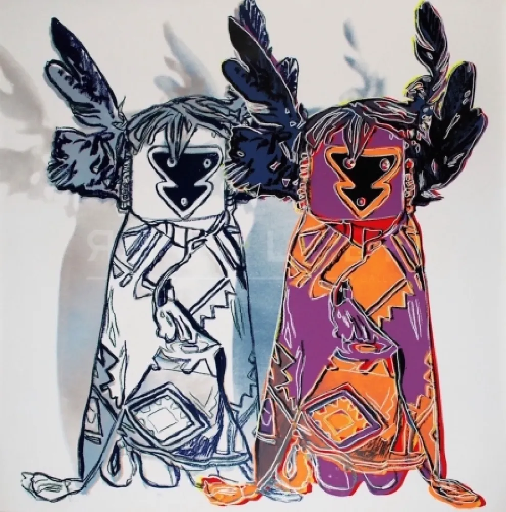 丝网印刷 Warhol - Kachina Dolls 381 by Andy Warhol