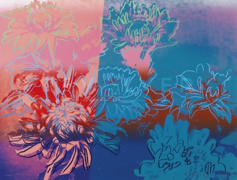 丝网印刷 Warhol - Kiku (FS II.309)