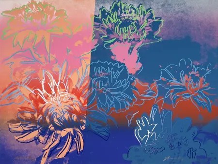 丝网印刷 Warhol - Kiku (FS II.309)