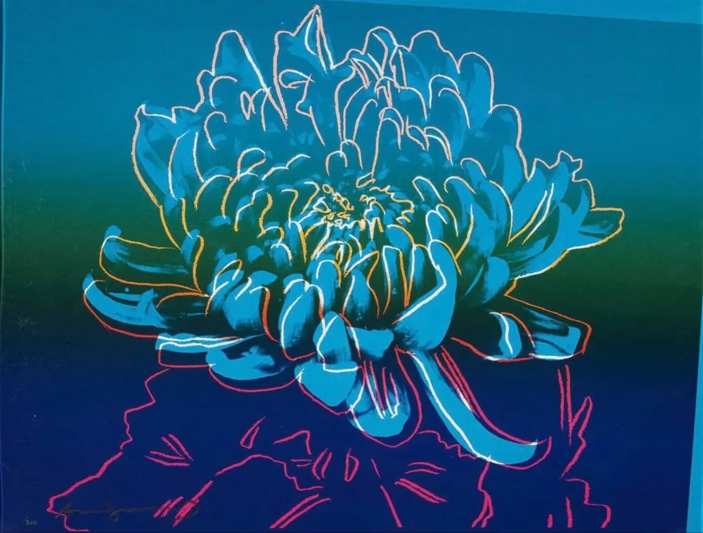 丝网印刷 Warhol - Kiku, II.307