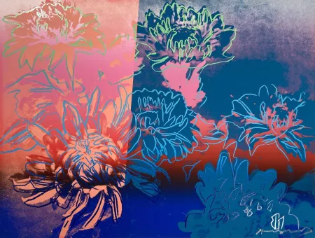 丝网印刷 Warhol - Kiku, II.309