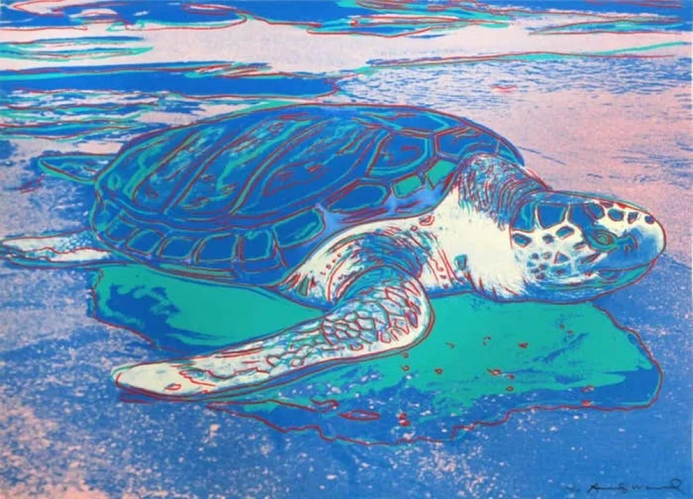 丝网印刷 Warhol - La Tortue