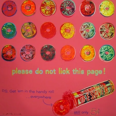 丝网印刷 Warhol - Life Savers (FS-II.353)