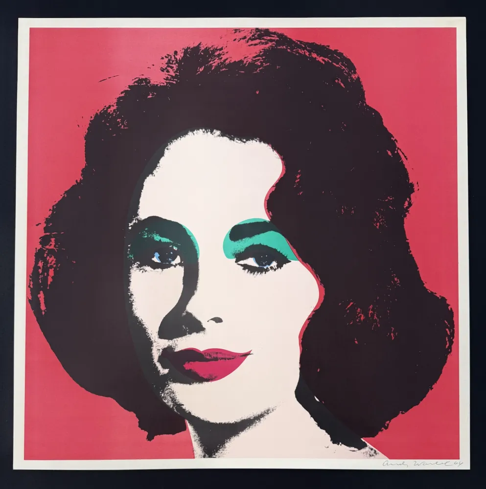 石版画 Warhol - Liz, 1964