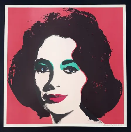 石版画 Warhol - Liz, 1964