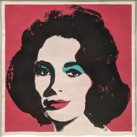 石版画 Warhol - LIZ FS II.7